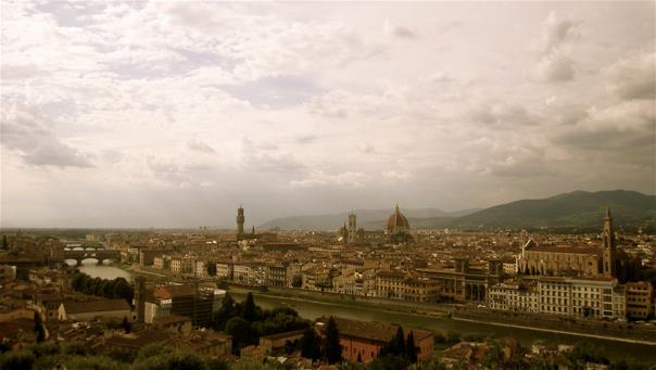 Taking in Florence